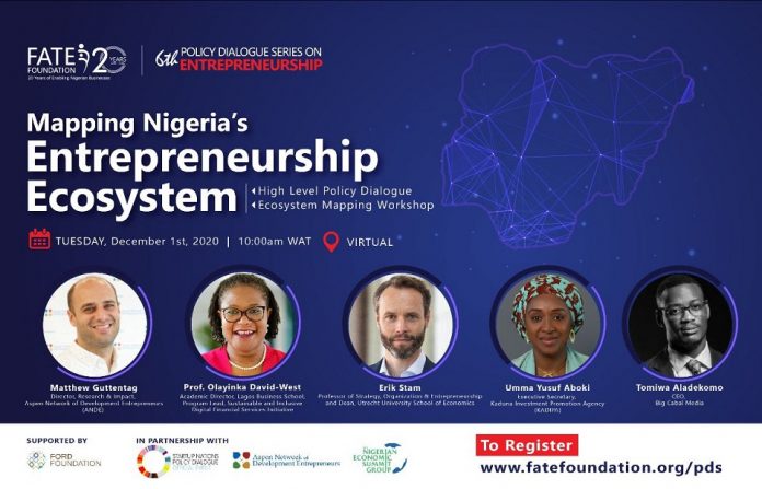 FATE Foundation Hosts Policy Dialogue on Entrepreneurship on December 1, 2020