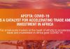 Put small-scale traders at the heart of efforts to accelerate trade and investment in Africa post COVID-19