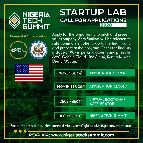 2nd Annual Nigeria Tech Summit Sponsored by the US Embassy of Nigeria Will Feature 100 Global Speakers and Partners