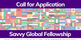 2021 Savvy Global Fellowship Program for Aspiring and Early-Stage Entrepreneurs
