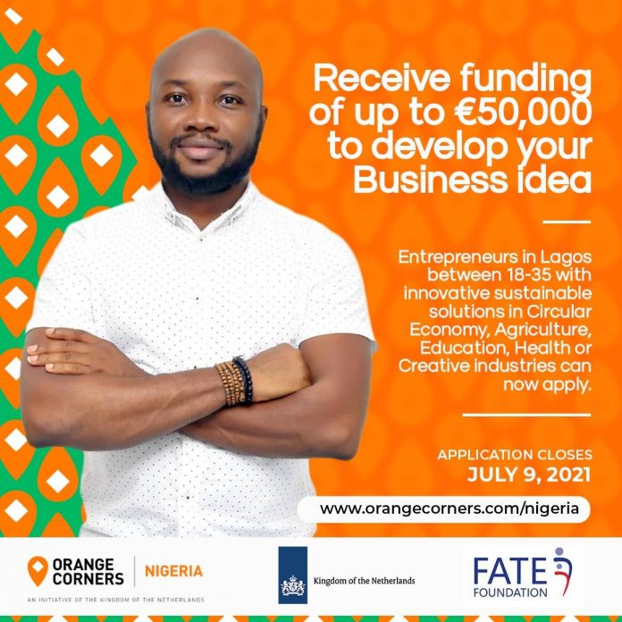 Application for the Orange Corners Nigeria (OCN) Incubation Programme is open ( Up to €50,000 Funding)