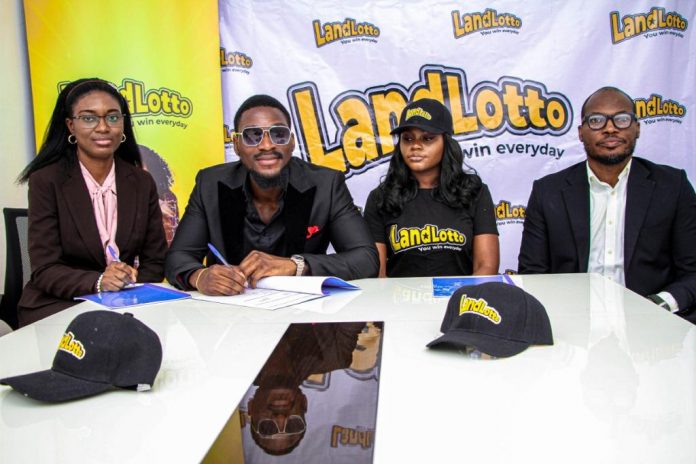 LandLotto Unveils Tobi Bakre as Brand Ambassador LandLotto Unveils Tobi Bakre as Brand Ambassador