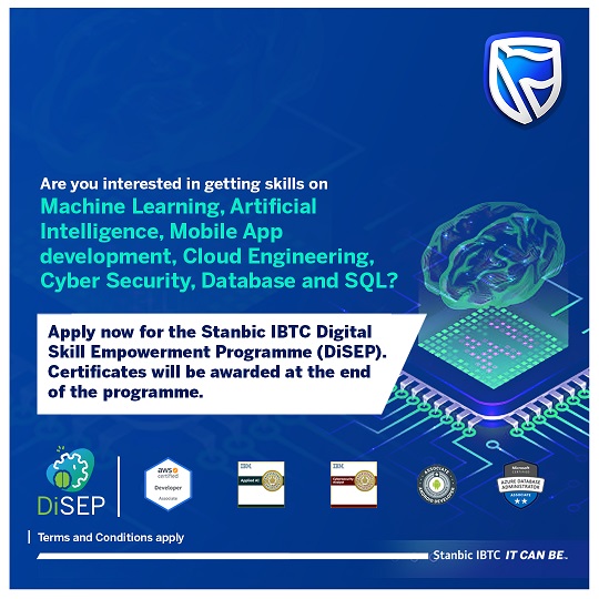 Stanbic IBTC Free Digital Skills Empowerment Program - DiSEP