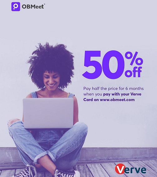 Verve Partners OBMEETto Give Cardholders 50% Discount