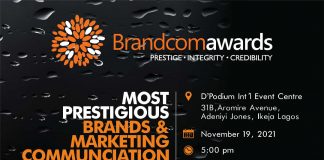 Brandcom Awards 2021 Holds Friday Nov 19