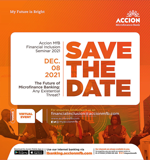 Accion MfB To Host 4th Financial Inclusion Webinar on December 8,2021