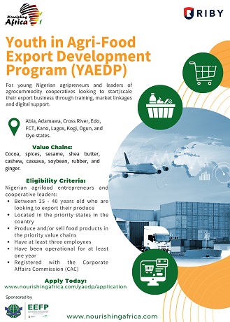 Call for Applications: Youth in Agrifood Export Development Program (YAEDP)