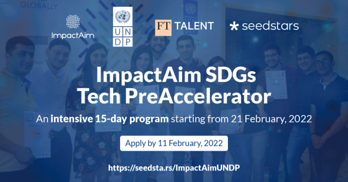 Call for Applications: ImpactAim SDGs Tech PreAccelerator