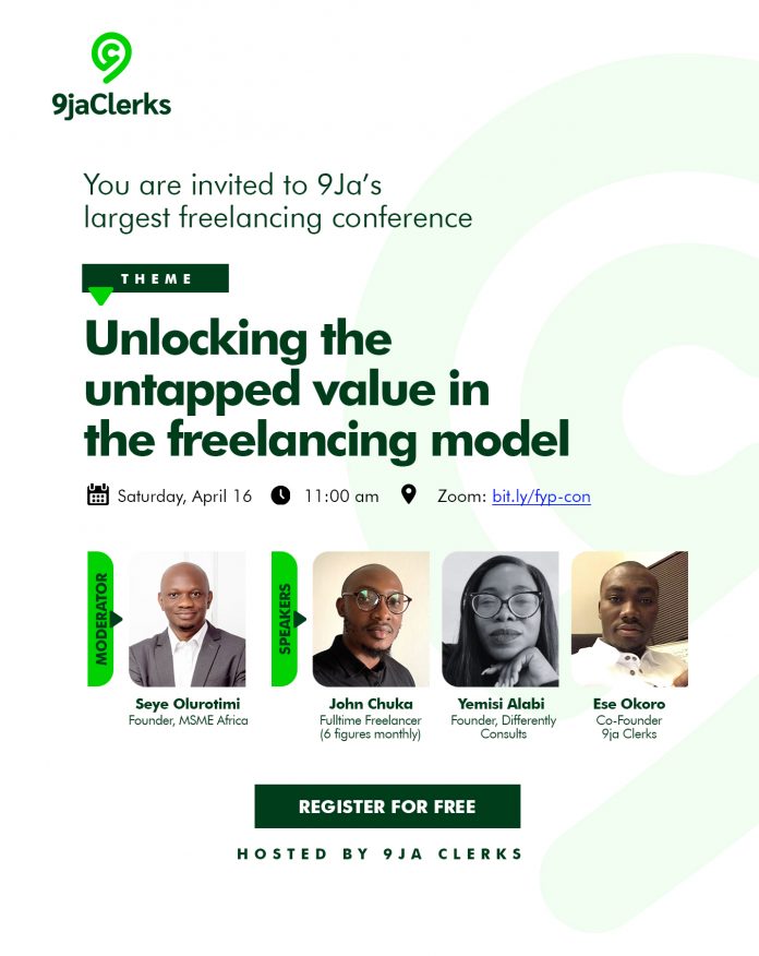 9jaclerks births Nigeria’s Biggest Freelancing Conference; The FYP Conference