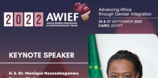 African Union Commission Deputy Chairperson to Deliver Keynote at Africa Women Innovation and Entrepreneurship Forum (AWIEF) 2022