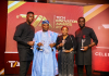 PIX: The Commissioner for Science and Technology, Mr. Hakeem Fahm and others with the awards at the event