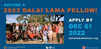 Call for Applications: Dalai Lama Fellowship Programme 2023 for Social Entrepreneurs