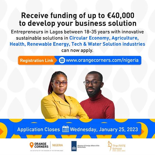 Funding Grant for Entrepreneurs in Nigeria today
