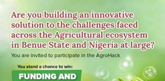 Call for Applications: UNDP, FCMB AgroHack Challenge for Agritech Startups & Entrepreneurs (receive $USD30,000 equity-free funding, incubation support and other benefits)