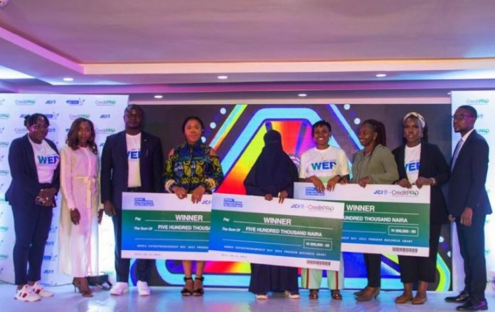 Winners bag N1.5m in JCI Nigeria Entrepreneurship Programme partnership with CreditPRO