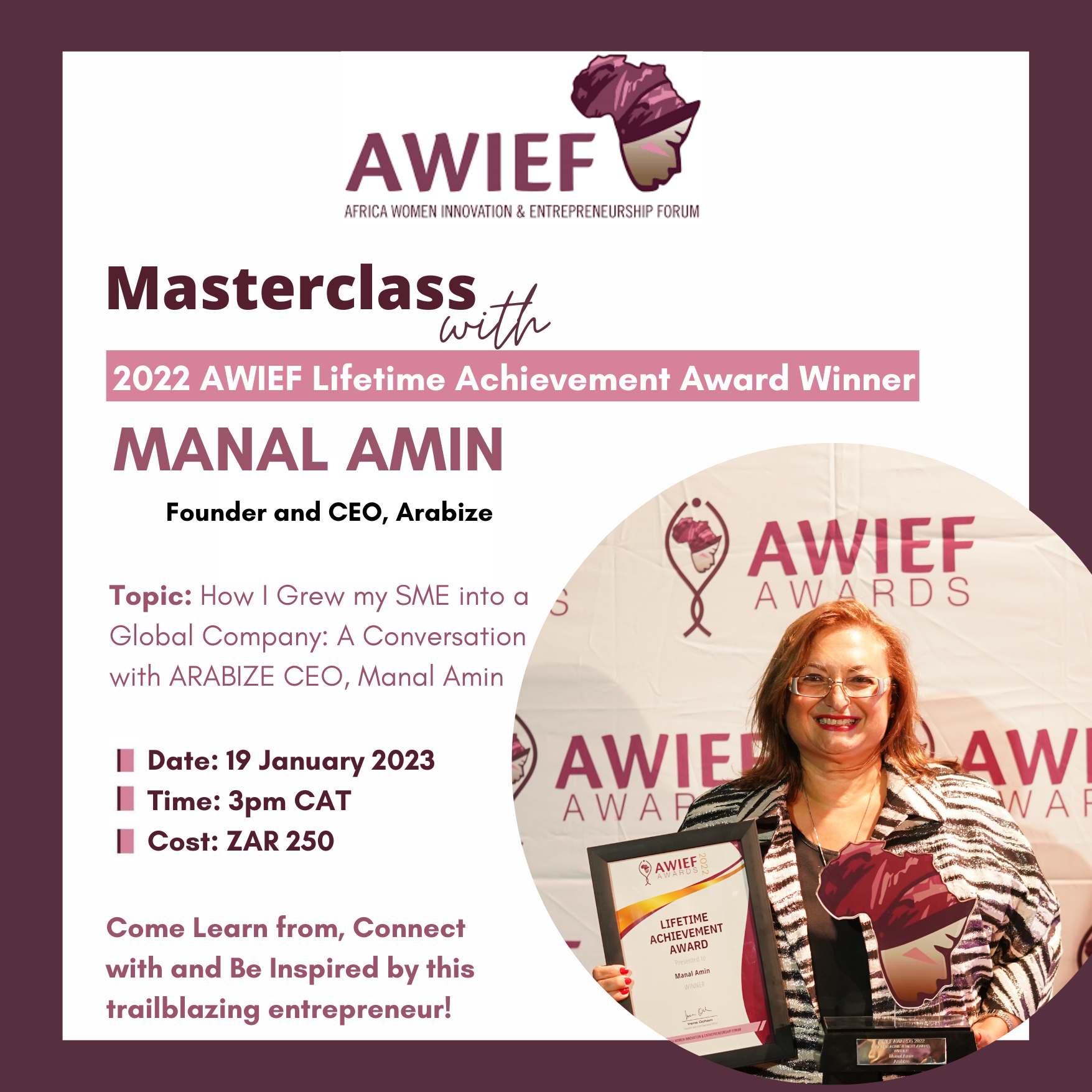 AWIEF launches Virtual Masterclass for Female Entrepreneurs (Register Now) 