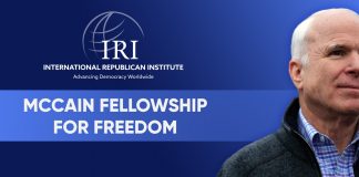 Call for Applications: McCain Fellowship for Freedom Program for Young Leaders