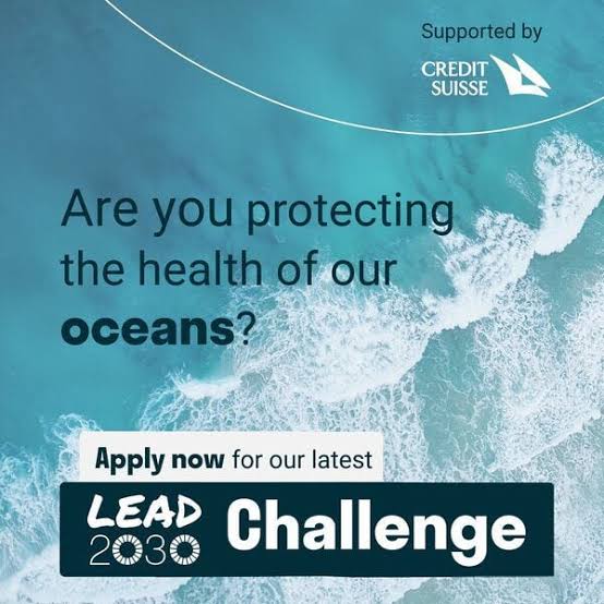 Call for Applications: Credit Suisse SDG 14 Challenge for NPOs, Entrepreneurs working on Innovative Marine Solutions (US$50,000 prize)