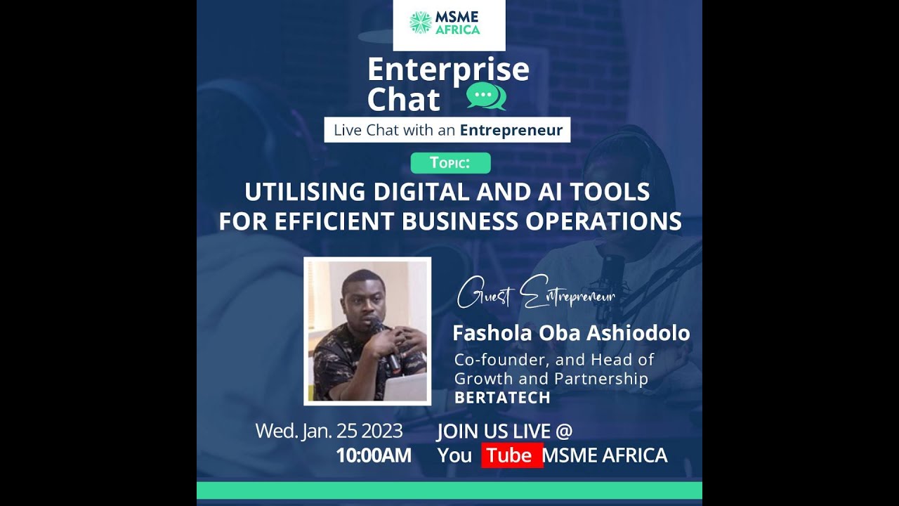 AI and Digital Tools predicted to boost profits for Entrepreneurs in 2023 – Fashola Oba Ashiodolo