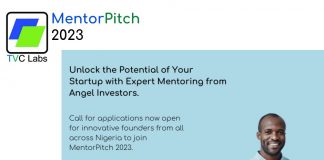 Call for Applications: TVC Labs MentorPitch 2023 Program for Nigerian Startups and Entrepreneurs