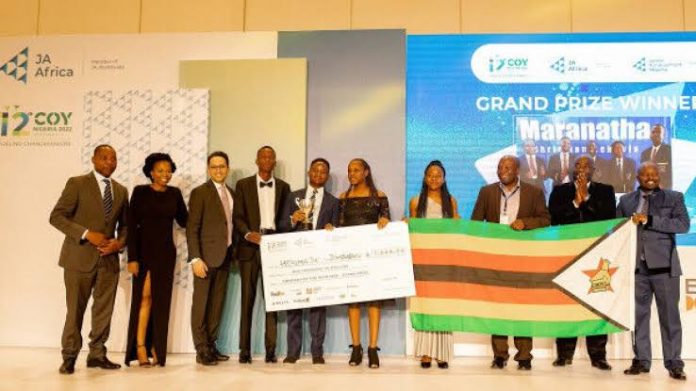 Students from JA Zimbabwe Win 2023 De La Vega Global Entrepreneurship Award; Receive Cash Prize and Further Educational Opportunities