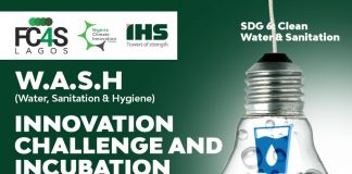 Call for Applications: WASH Innovation Challenge and Incubation Programme (₦3.5 million Prize)