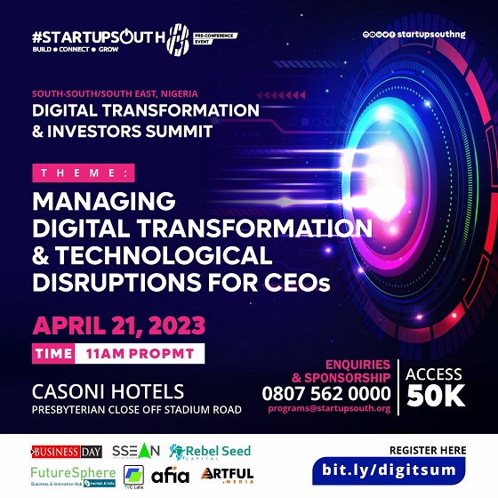 South-South/South-East Business Leaders to Converge for Digital Transformation & Investors Summit in Port Harcourt