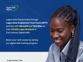 Call for Applications: Digital Skills Nigeria (21st Century Digital Skills Training for 100,000 Lagosians)