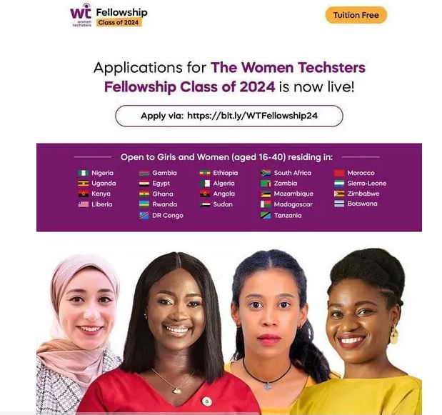 Call for Applications: Women Techsters Fellowship Program