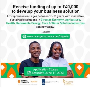 Call for Applications: Orange Corners Nigeria Incubation Programme (Up to €40,000 funding)