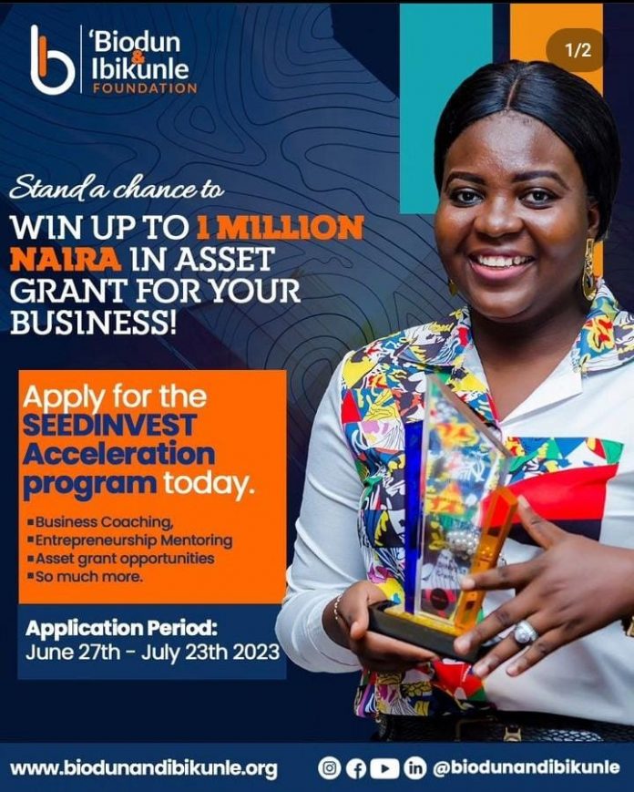 Call For Applications: SeedInvest Acceleration Program (Win Up to 1Million Naira Grant)