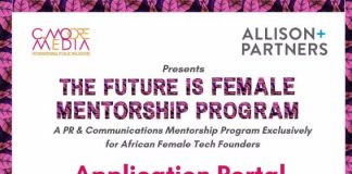 Call for Applications: The Future is Female Mentorship Program for African female tech founders