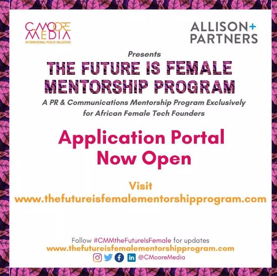Call for Applications: The Future is Female Mentorship Program for African female tech founders