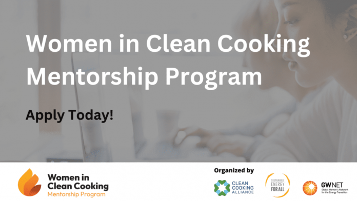 Call For Applications: SEforALL Women in Clean Cooking mentorship programme