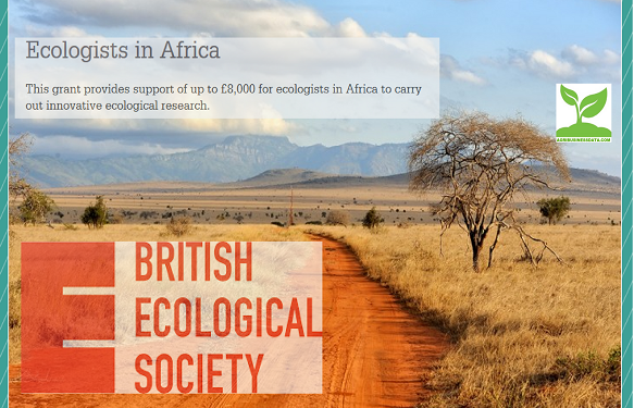 Call For Applications: Grant For Ecologists in Africa (up to £8,000)