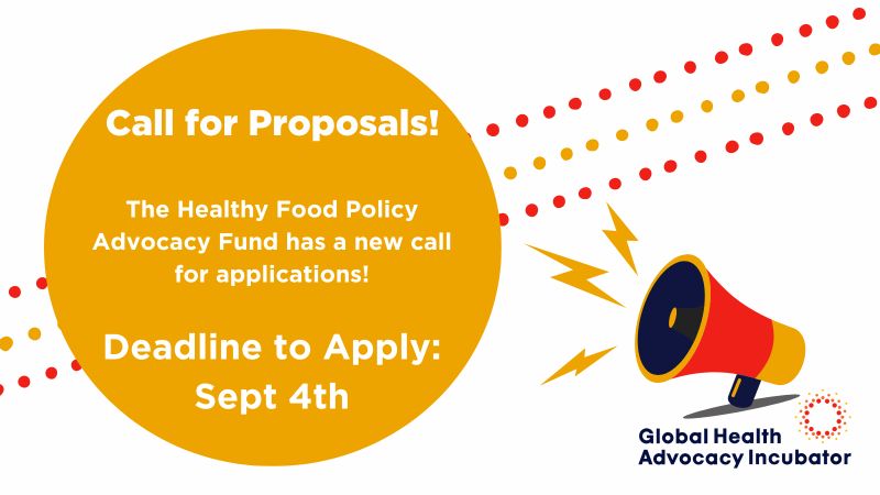 Call For Applications: Healthy Food Policy Advocacy Fund