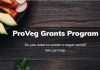 Call For Applications: ProVeg Grant Program