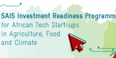 Call For Applications: SAIS Investment Readiness Programme 2024