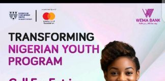 Call For Applications: Transforming Nigerian Youth Program