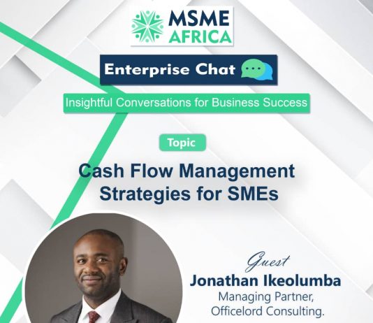 Cash Flow Management Strategies For SMEs - Jonathan Ikeolumba, Managing Partner, Officelord Consult.