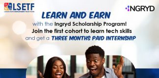 Call For Applications: LSETF/Ingryd Tech Talent Accelerator Scholarship Program