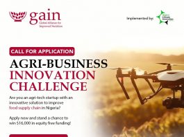 Call For Applications: AGRI-Business Innovation Challenge For Nigerians ($16,000 Equity-Free Grant)
