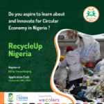 Call For Applications: RecycleUp Nigeria