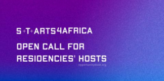 Call For Applications: START4AFRICA Residencies Program(up to €25,000)