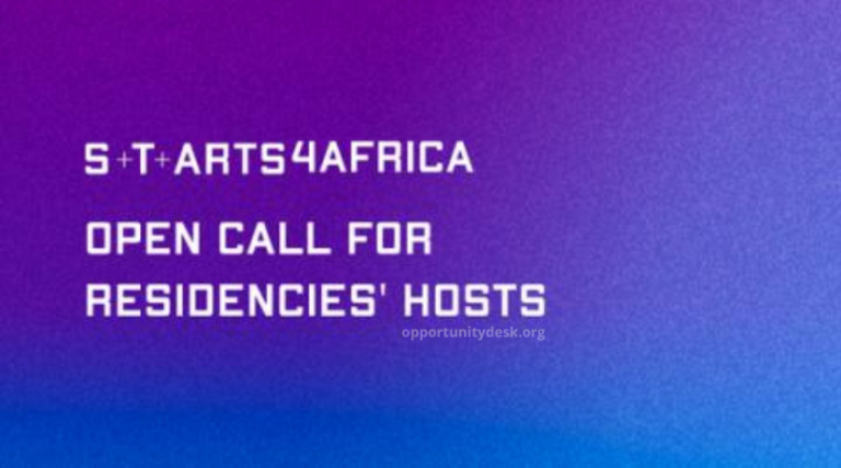 Call For Applications: START4AFRICA Residencies Program(up to €25,000)
