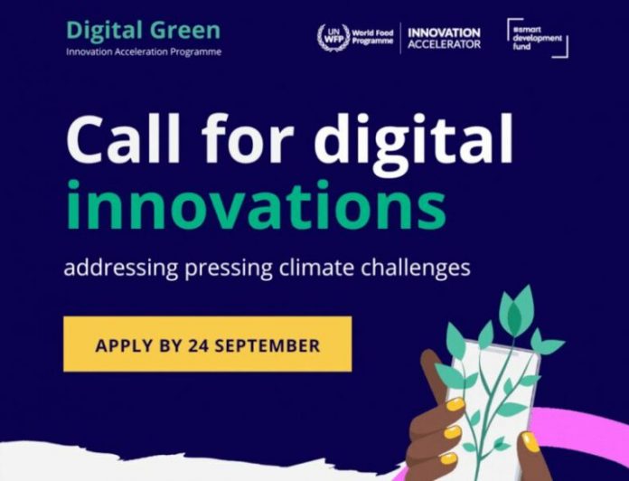 Call For Applications: UNWFP Digital Green Innovation Acceleration Program (DGIx)