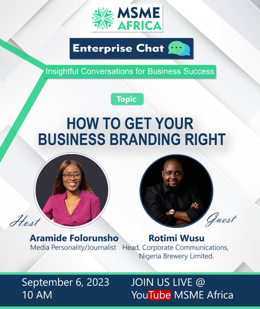 Tips and Pitfalls to avoid in Branding your Business Like a Pro; -Rotimi Wusu, Head Corporate Comms, NB PLC