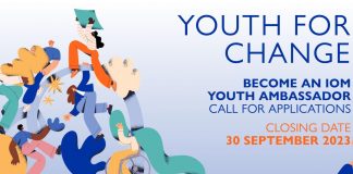 Call For Applications: IOM Youth Ambassador Initiative