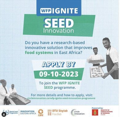 Call For Applications: The UN World Food Program IGNITE SEED Innovation Program For East Africa 