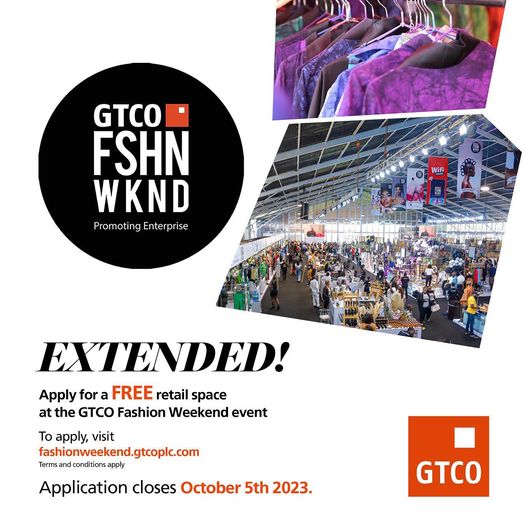 Call For Applications: Guaranty Trust Fashion Weekend (Apply for a Free Retail Space ‍)